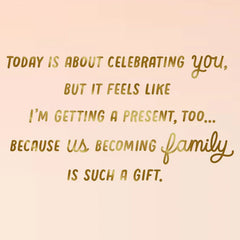 I'm So Excited for You Bridal Shower Card for Daughter-in-Law