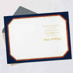 You're Family to Me Birthday Card