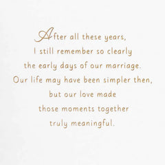 We've Come a Long Way 50th Anniversary Card for Husband or Wife