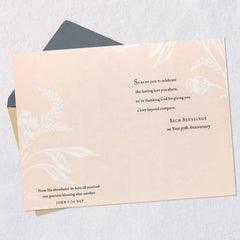 A Love Beyond Compare Religious 50th Anniversary Card