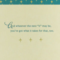 Dreamed It, Did It Congratulations Card