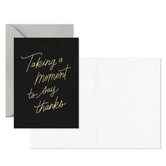 Taking a Moment to Say Thanks Blank Thank You Notes, Pack of 10
