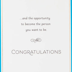 Wisdom, Confidence and Opportunity High School Graduation Card