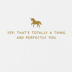 You're a Magical Goddess Unicorn Queen Card for Her