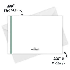 Green Script Flat Graduation Party Invitation