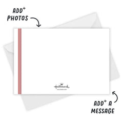 Red Script Flat Graduation Party Invitation