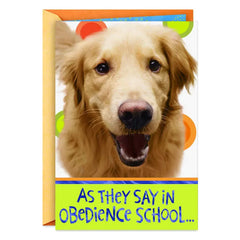 Golden Retriever Heal Get Well Card