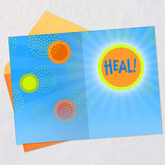 Golden Retriever Heal Get Well Card