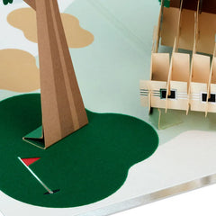 Hope Your Day Is Good to a Tee Golf 3D Pop-Up Card