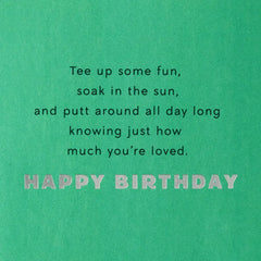 You're the Best by Par Birthday Card for Dad