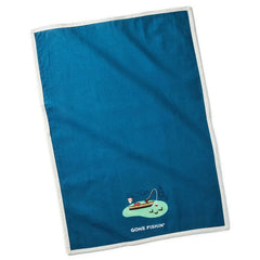 Gone Fishing Tea Towel, 18x26