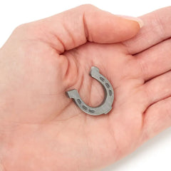 Good Luck Horseshoe Metal Pocket Token
