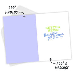 Good News Bad News Funny Custom Encouragement Card