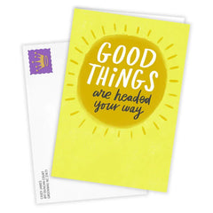 Good Things Sunshine Custom Encouragement Card