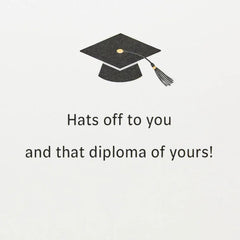 Hats Off to You 2026 Graduation Card