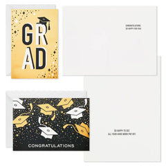 Confetti Celebration Assorted Graduation Cards, Pack of 36