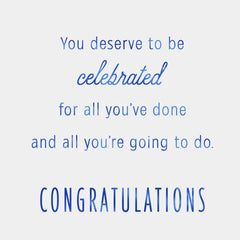 Celebrating You Graduation Card for Goddaughter