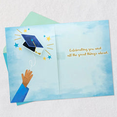 All the Great Things Ahead Musical Graduation Card