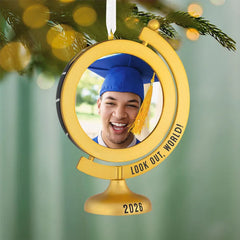 Look Out, World! 2026 Personalized Ornament, Custom Photo