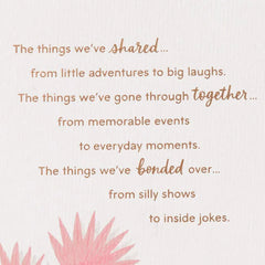 Grateful for All the Things Birthday Card for Sister