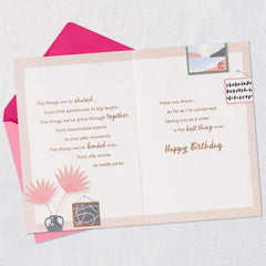 Grateful for All the Things Birthday Card for Sister