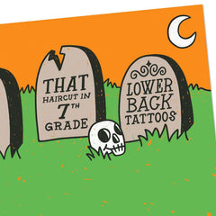 May Nothing Frightful Haunt You Funny Halloween Card