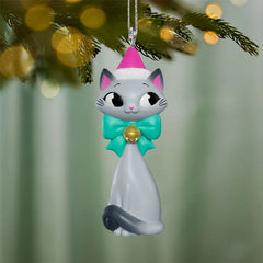 Mini Christmas Kitty Ornament, 1.25"