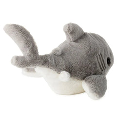 Gray Shark Plush, 13" L