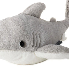 Gray Shark Plush, 13" L