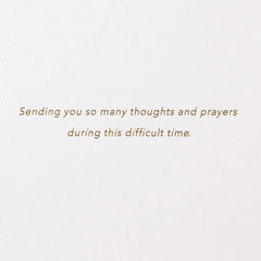 So Many Thoughts and Prayers Sympathy Card