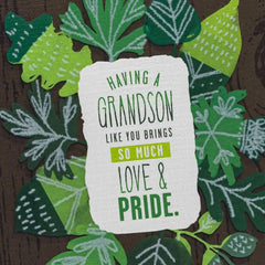Love and Pride Birthday Card for Grandson