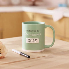 Promoted to Grandparent Personalizable Mug With Marker, 13.5 oz.
