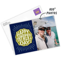 Celebrating You Plaque Custom Father's Day Card