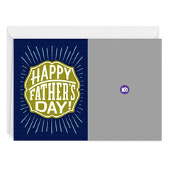 Celebrating You Plaque Custom Father's Day Card