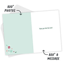 Paper Hug Custom Holiday Card
