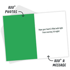 Hope Your Heart's Filled With Light Custom St. Patrick's Day Card