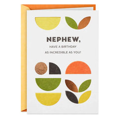 Fun Ideas and Good Vibes Birthday Card for Nephew