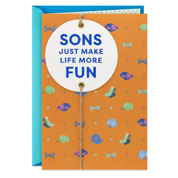 You Make Life More Fun Birthday Card for Son