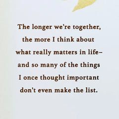 For the One I Love Romantic Anniversary Card