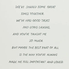 You Are Important and Loved Birthday Card for Wife
