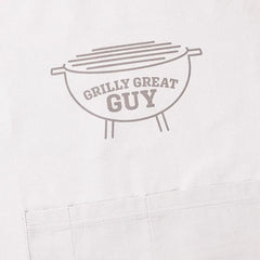 Grilly Great Guy Adult Apron Handprint Kit