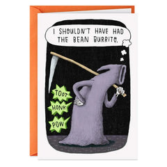 Wishes from the Grim Ripper Funny Halloween Card