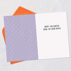 Wishes from the Grim Ripper Funny Halloween Card