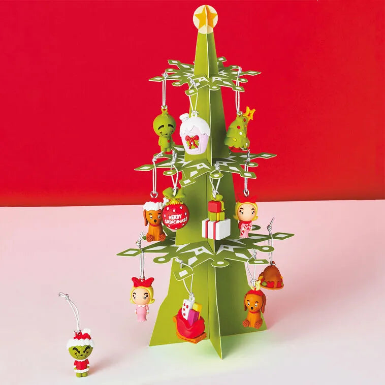 Dr. Seuss's How the Grinch Stole Christmas!™ Hallmark Countdown Calendar Paper Tree Set With 12 Mini Ornaments