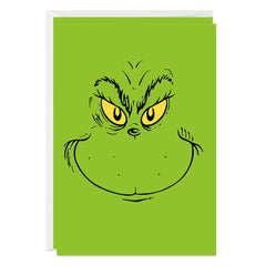 Dr. Seuss's How the Grinch Stole Christmas!™ Grinch Face Custom Christmas Card