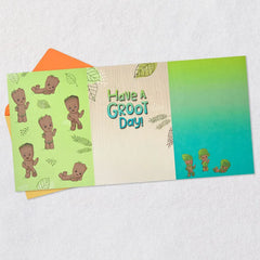 Marvel Guardians of the Galaxy Groot Birthday Card for Kid With Stickers
