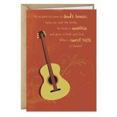 A Sweet Taste of Heaven Religious Clergy Appreciation Card