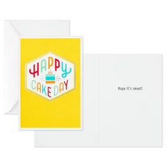 Bold and Bright Assorted Birthday Cards, Pack of 12
