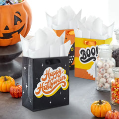 6.5" Halloween Fun 6-Pack Assorted Small Gift Bag Bundle