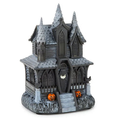 Hauntsville Collection Vampire Manor Tabletop Decoration With Light and Sound, 9.75"